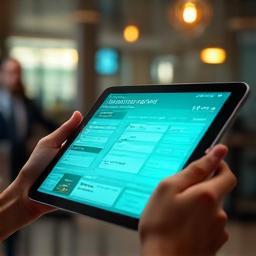Fatture digitali su tablet